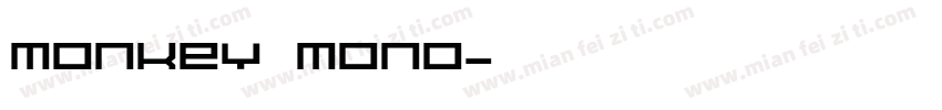 monkey mono字体转换
